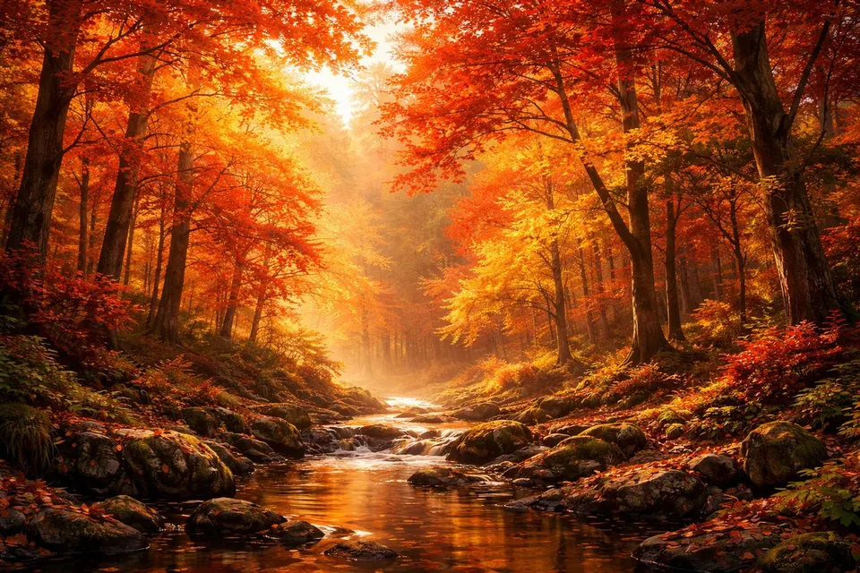 Autumn Canopy card skin artwork