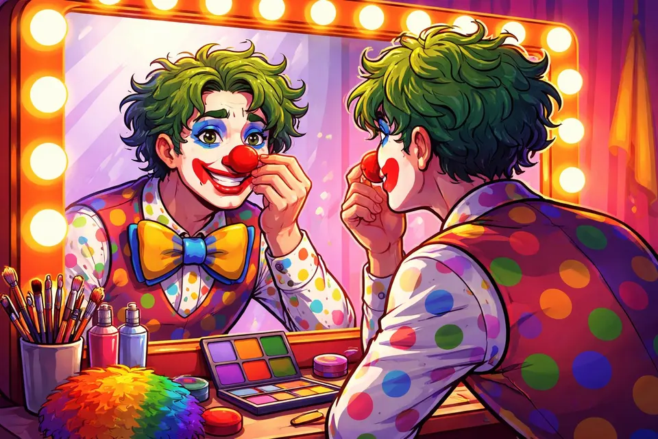 Clown Era card skin artwork