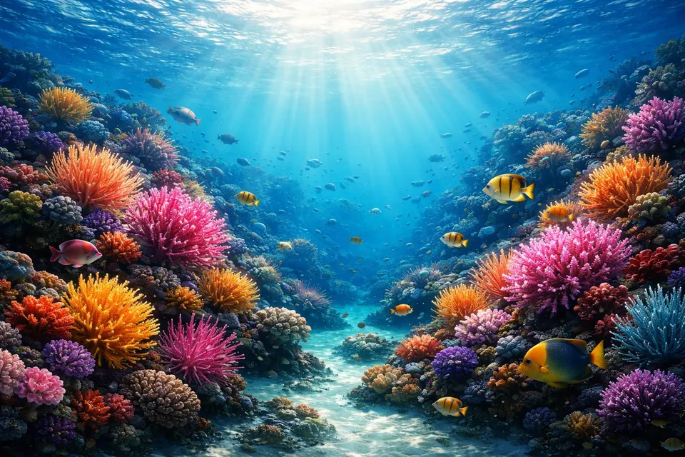 Coral Reef card skin artwork