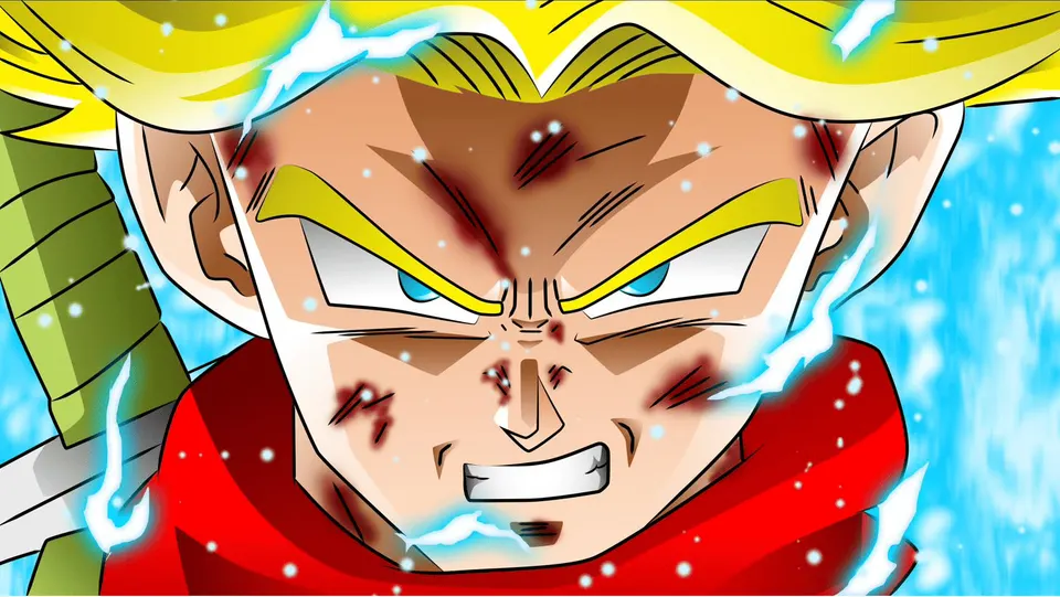 Future Trunks SSJ Rage card skin artwork