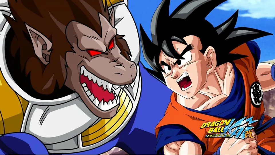 Great Ape vs Goku card skin artwork