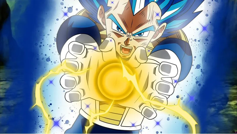 Vegeta SSBE Final Flash card skin artwork
