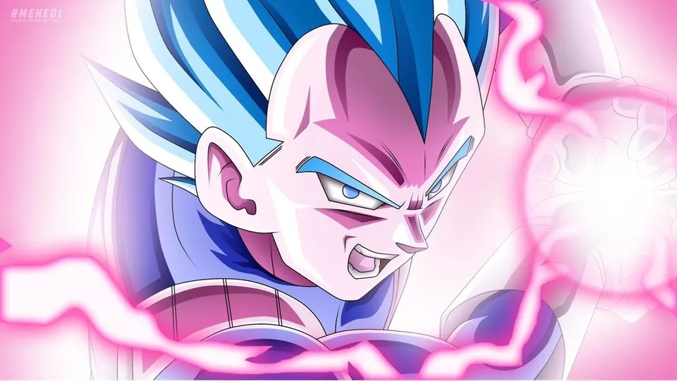 Vegeta SSBE Close-Up card skin artwork