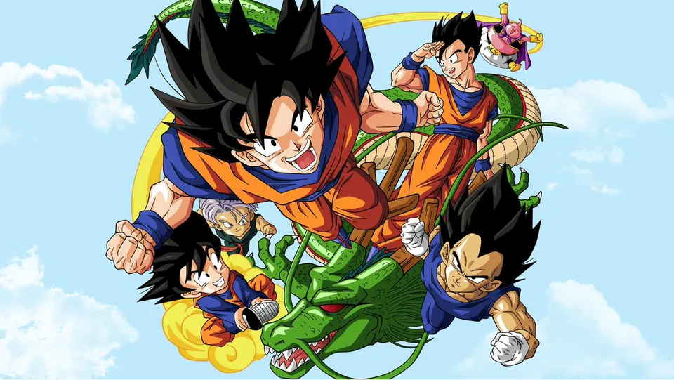 Z Fighters & Shenron card skin artwork