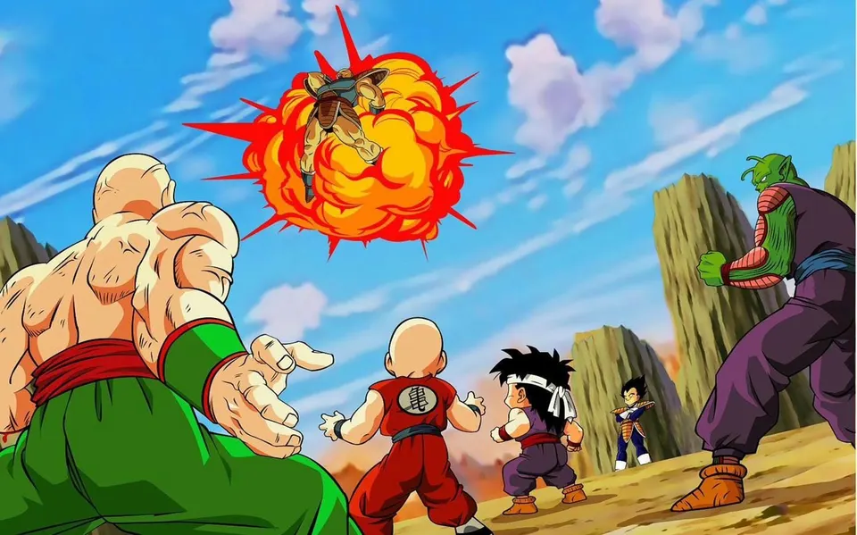 Saiyan Saga Battle card skin artwork