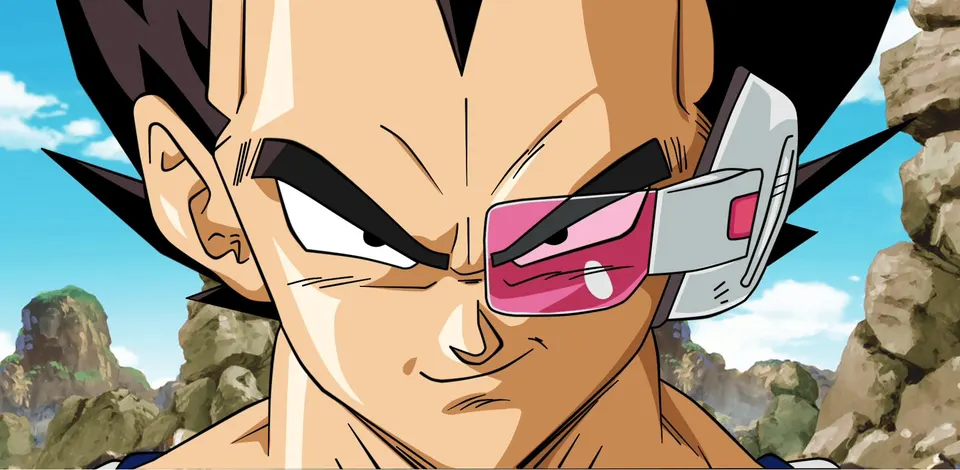 Vegeta Scouter card skin artwork