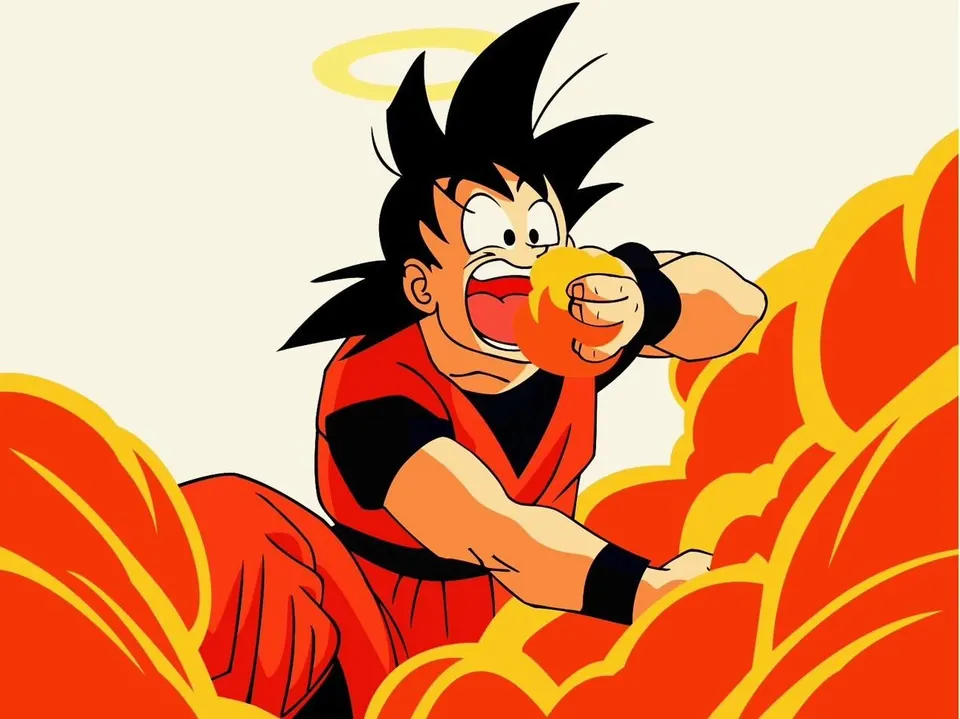Goku Halo Nimbus card skin artwork