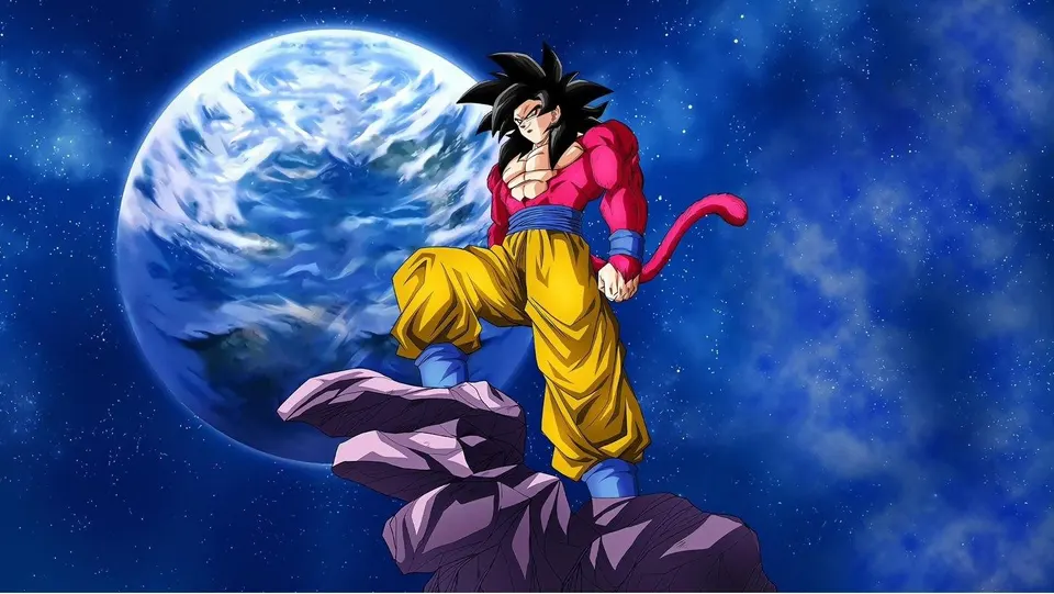 Goku Super Saiyan 4 card skin artwork