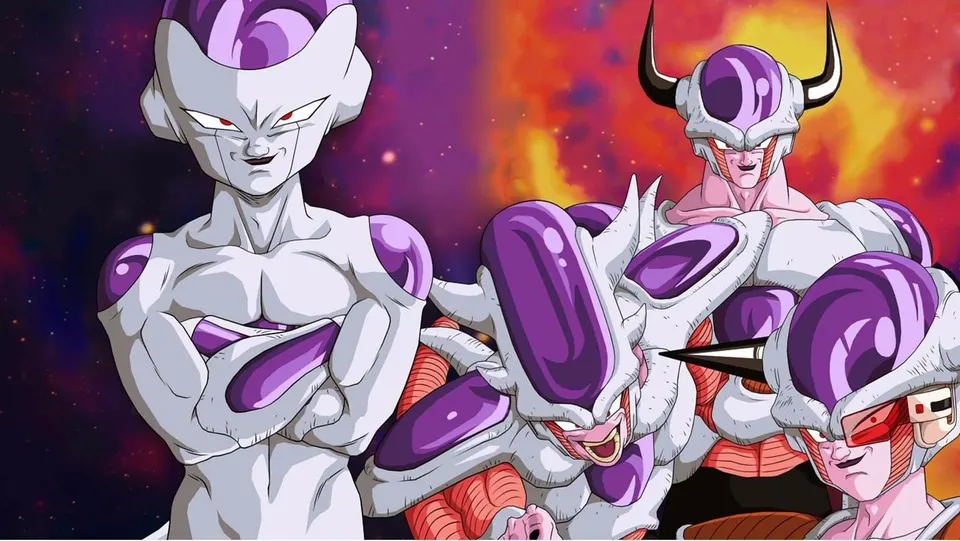 Frieza Forms Lineup card skin artwork