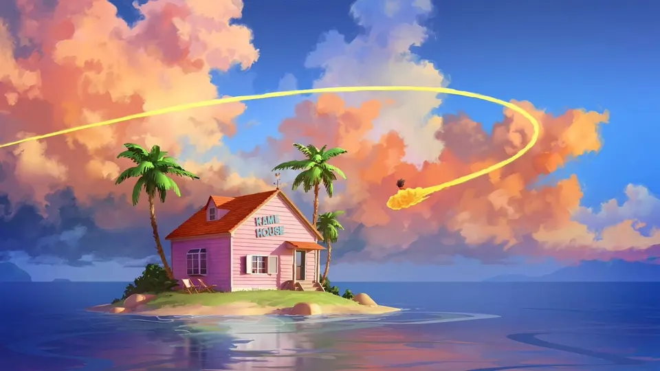 Kame House Nimbus card skin artwork