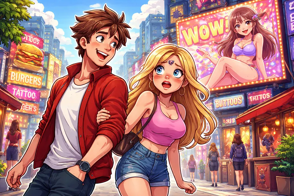 Distracted Glance card skin artwork