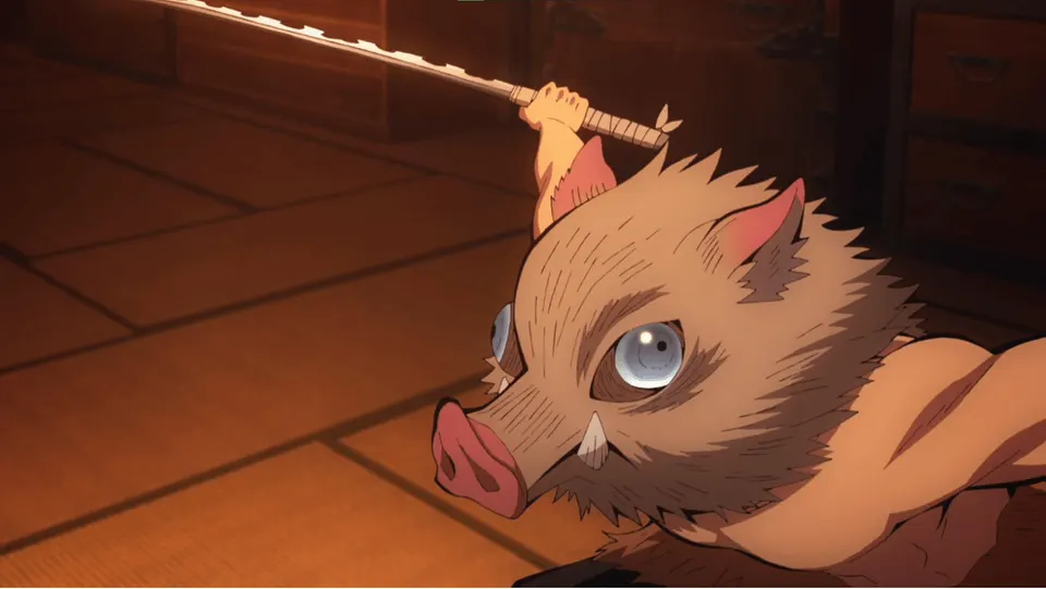 Inosuke Boar Head card skin artwork