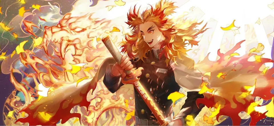 Rengoku Flame Breathing card skin artwork