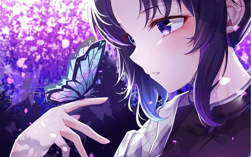 Shinobu Butterfly card skin artwork