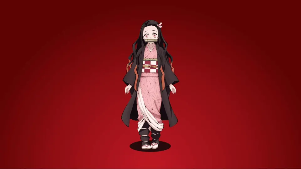 Nezuko Standing card skin artwork