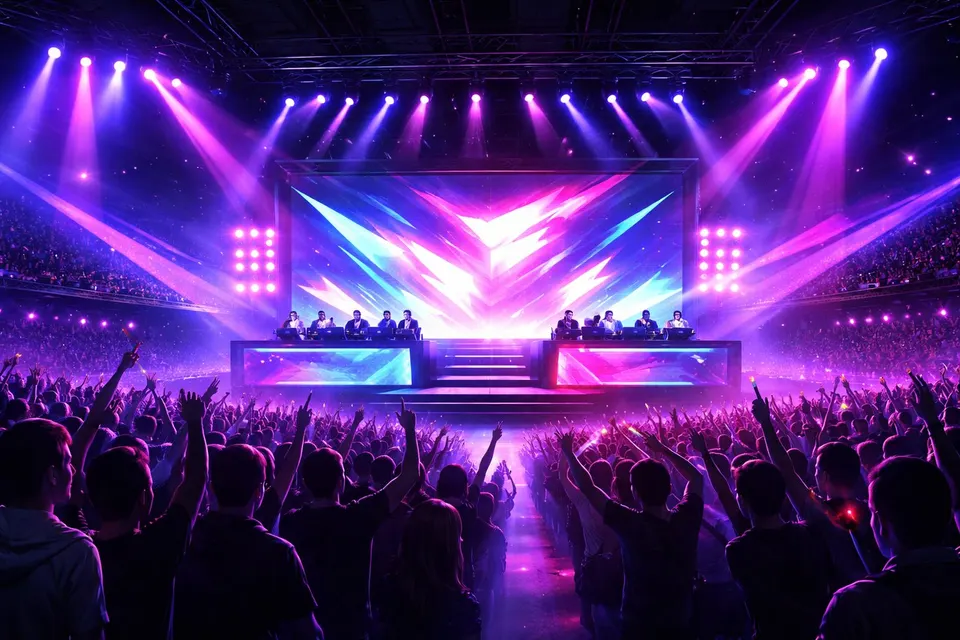 Esports Stage card skin artwork