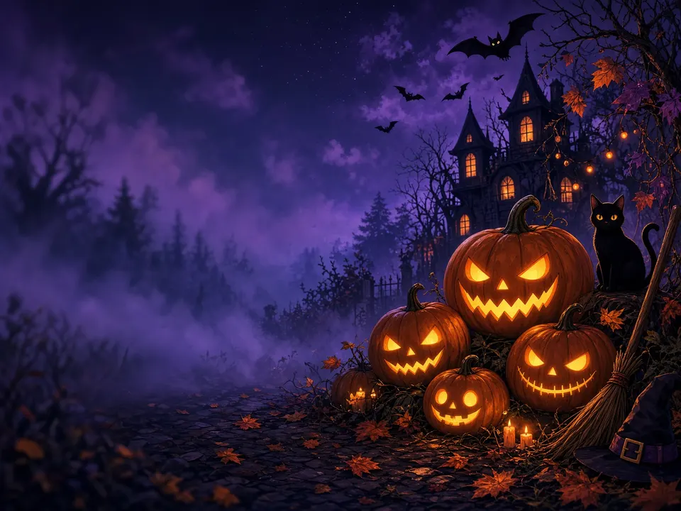 Bramble Pumpkin Stack card skin artwork