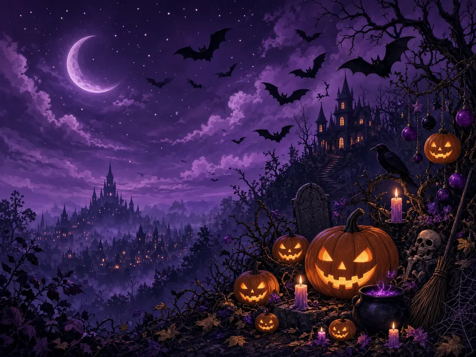 Crescent Graveyard card skin artwork