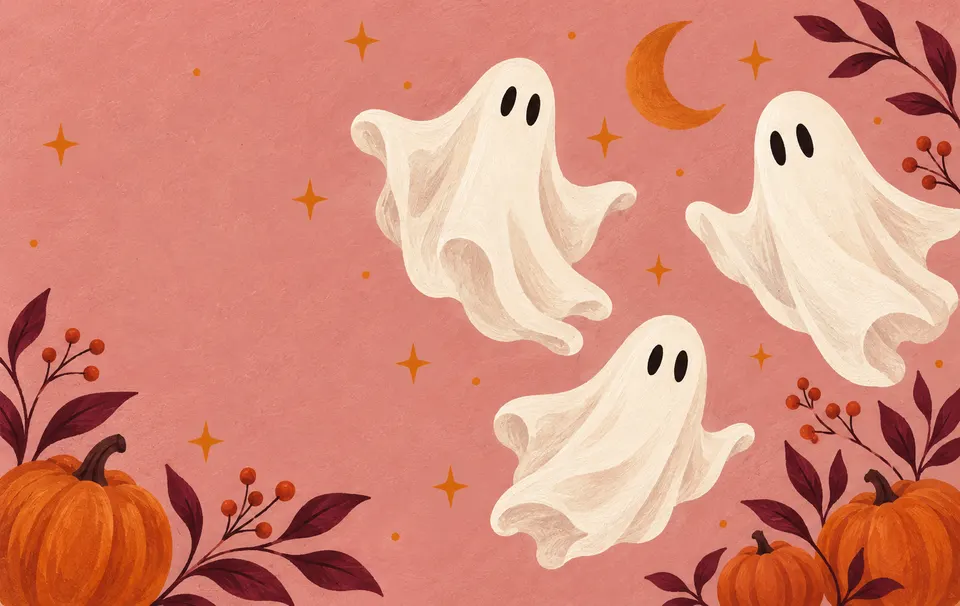 Friendly Ghost Social card skin artwork