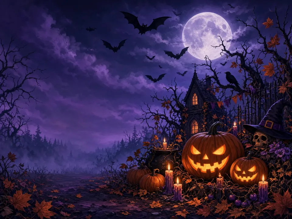 Moonlit Cottage card skin artwork