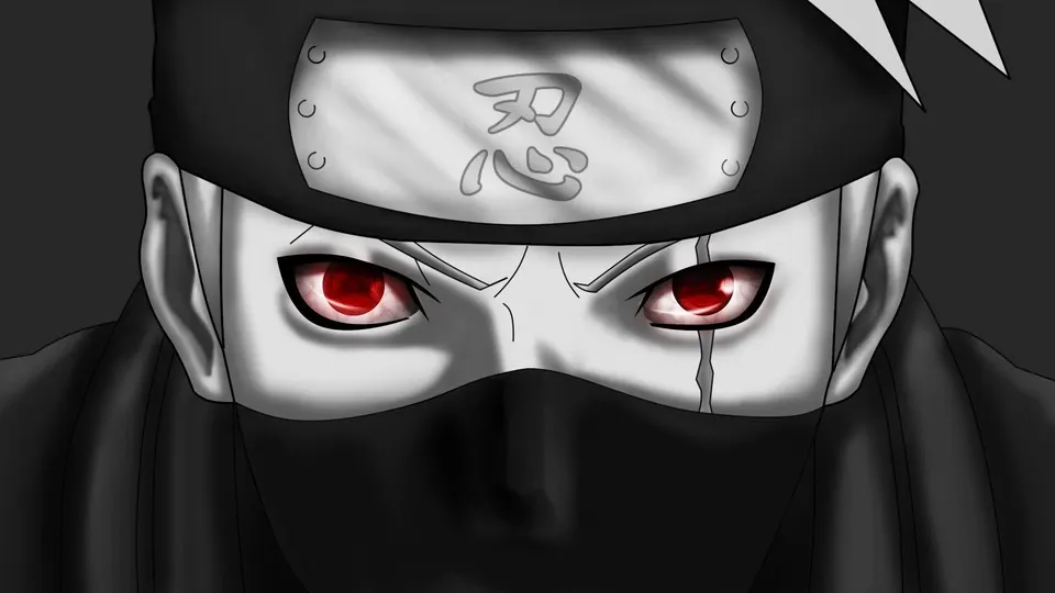 Kakashi Sharingan card skin artwork