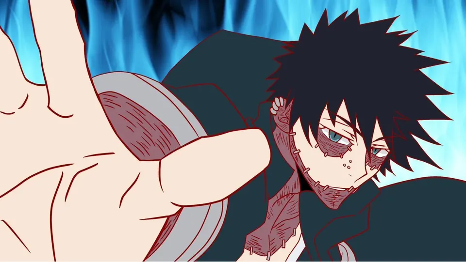 Dabi Blue Flames card skin artwork