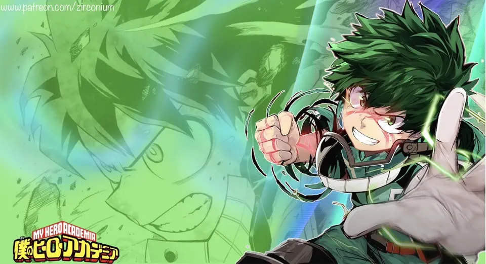Deku Smash card skin artwork