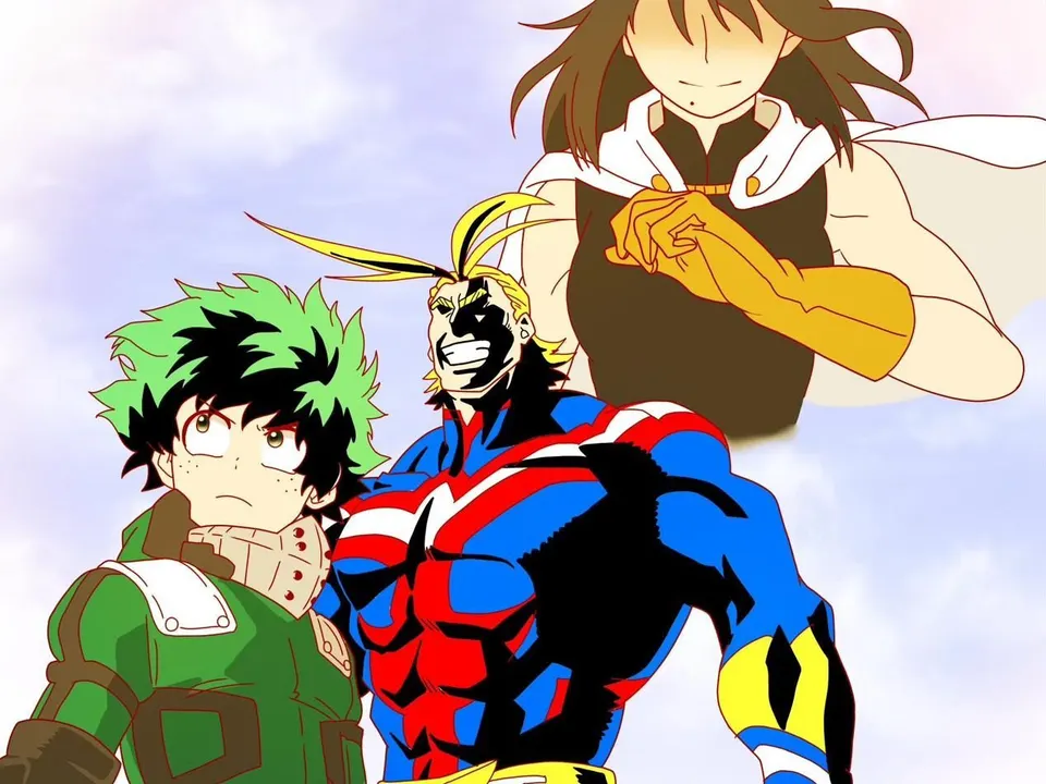 Deku All Might Nana card skin artwork