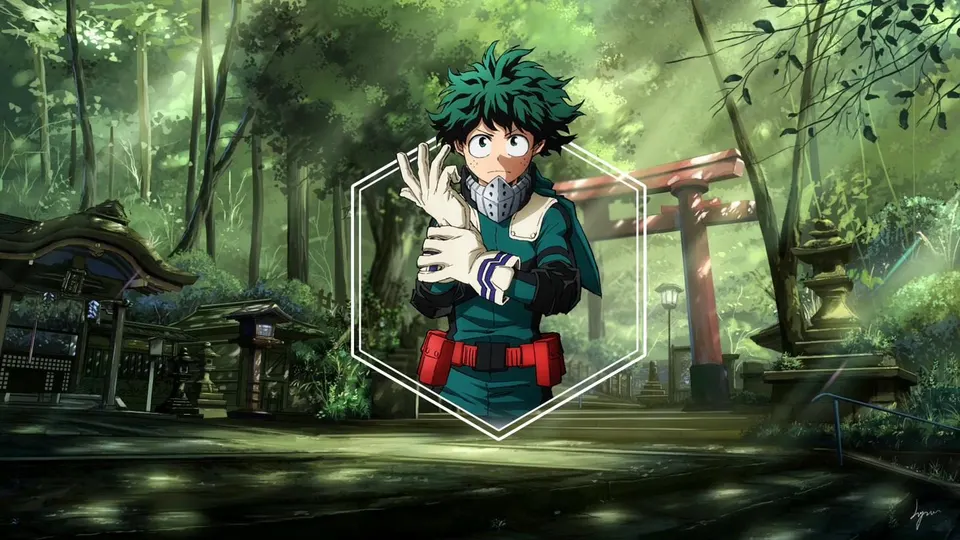 Deku Close-Up card skin artwork