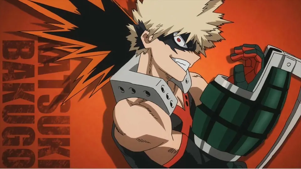 Bakugo Katsuki card skin artwork