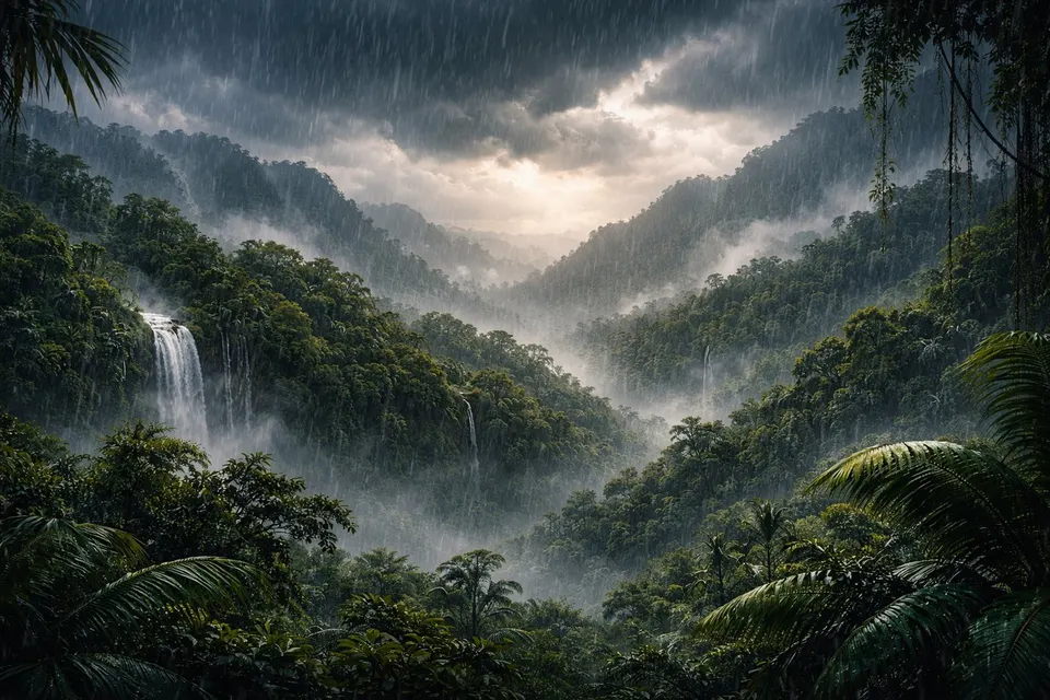 Monsoon Rain card skin artwork