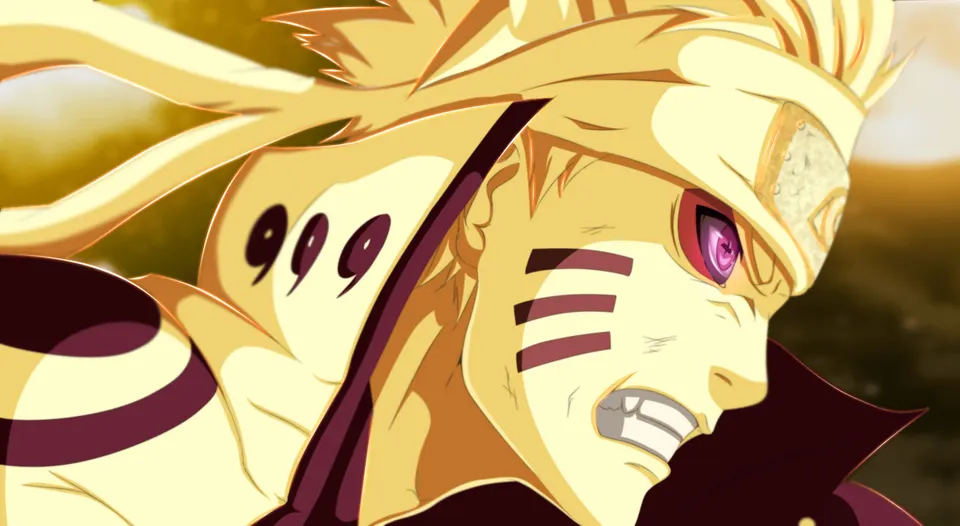 Naruto Kurama Mode card skin artwork