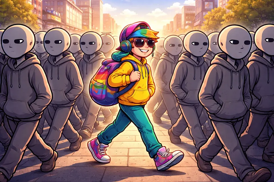 Not An NPC card skin artwork