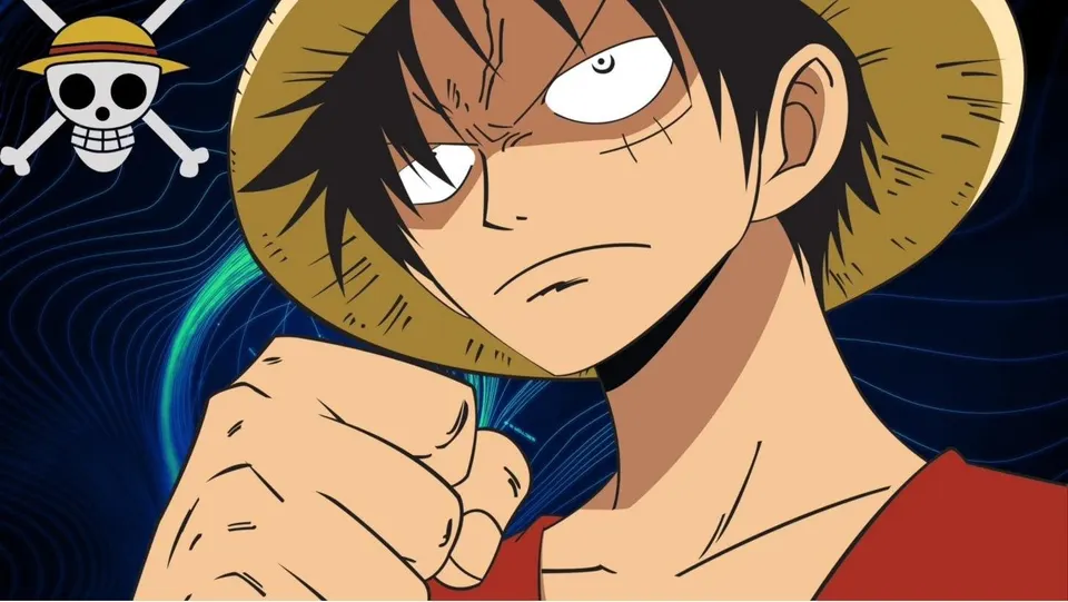 Luffy Angry card skin artwork