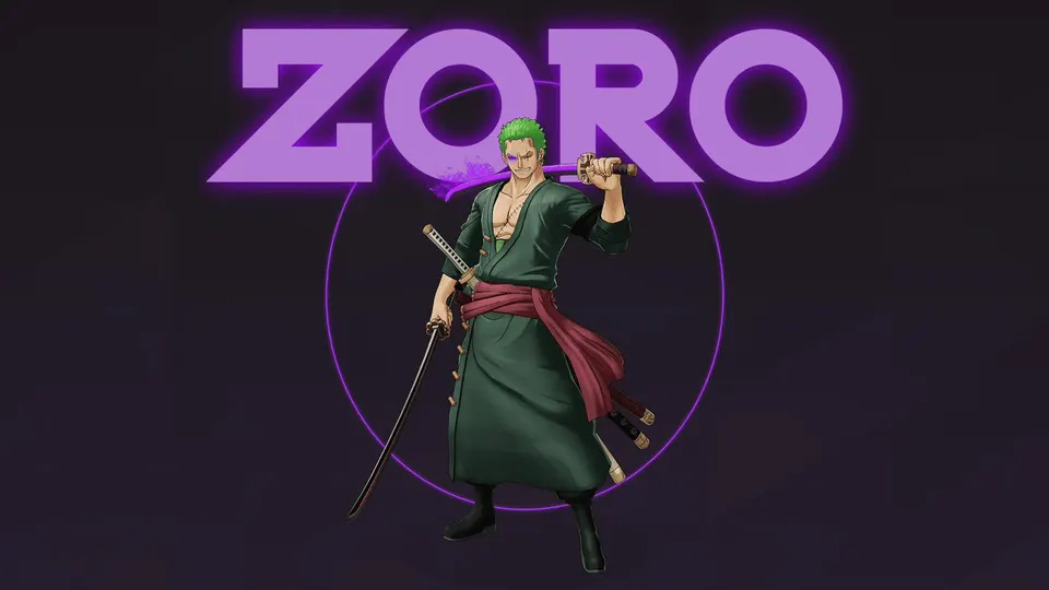 Zoro Three Swords card skin artwork