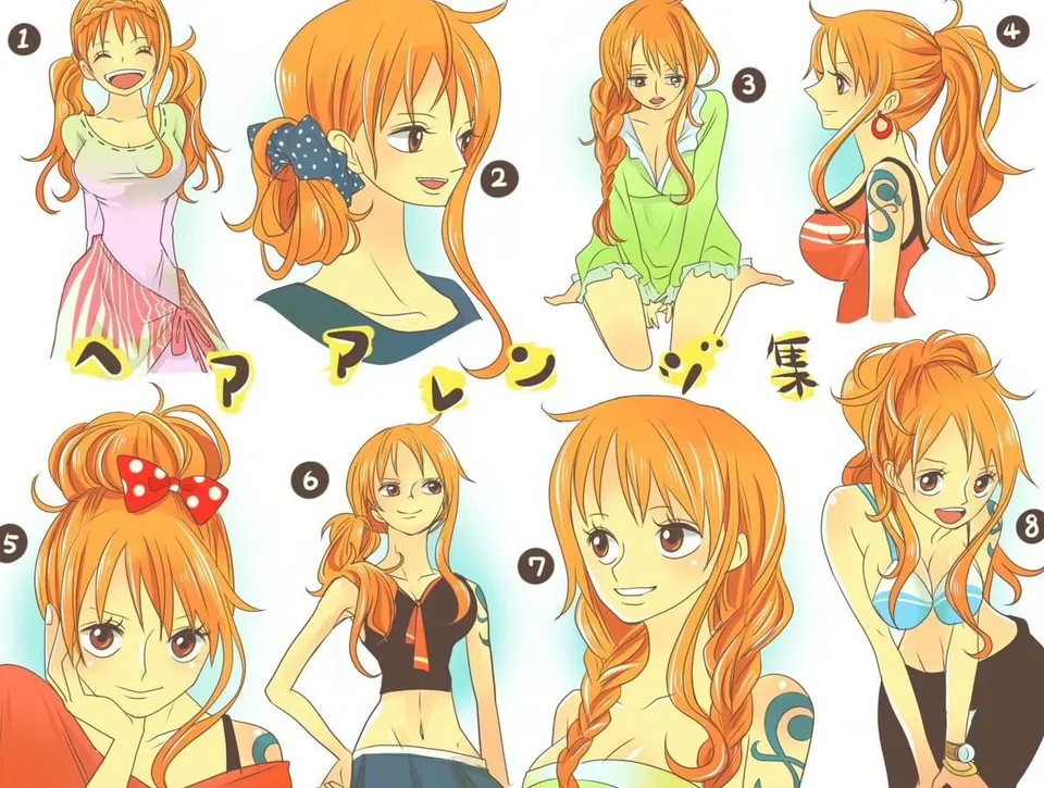 Nami Hairstyles card skin artwork