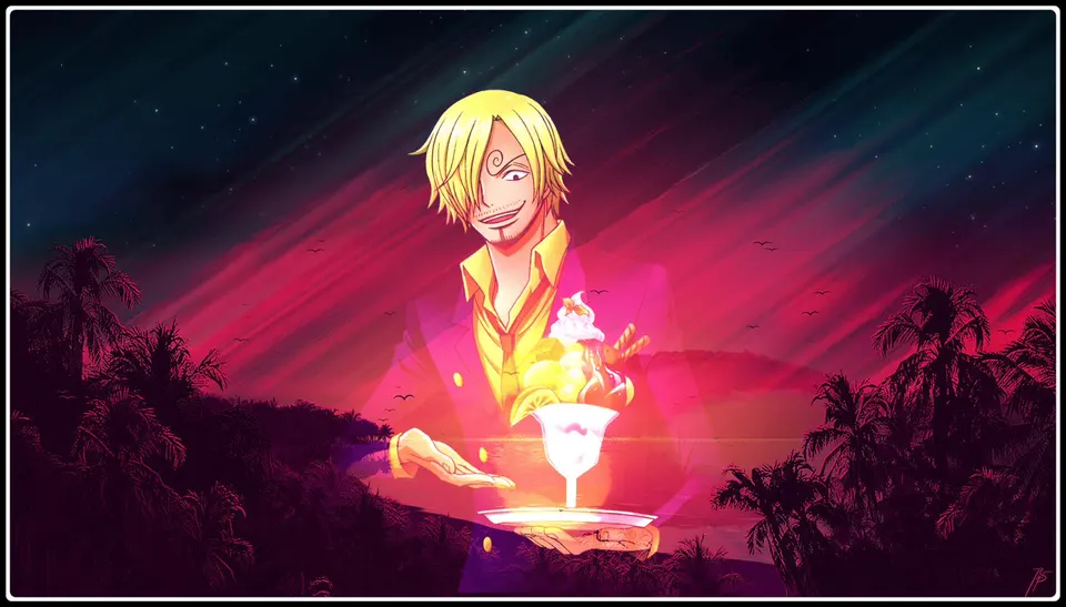 Sanji Chef Sunset card skin artwork