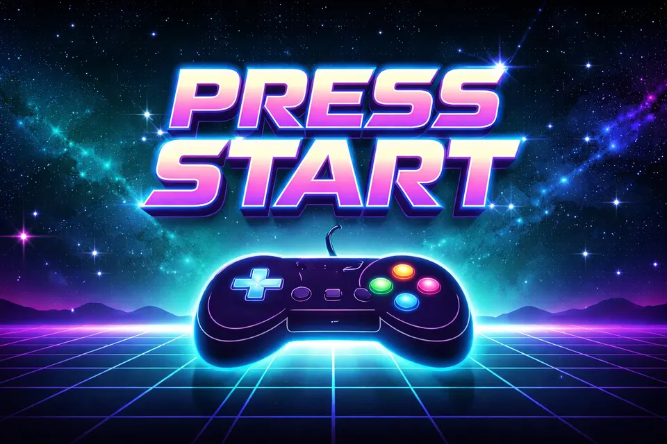 Press Start card skin artwork