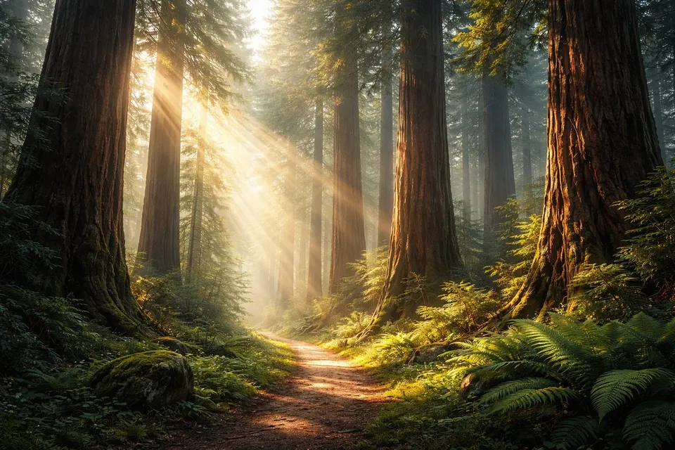 Redwood Path card skin artwork