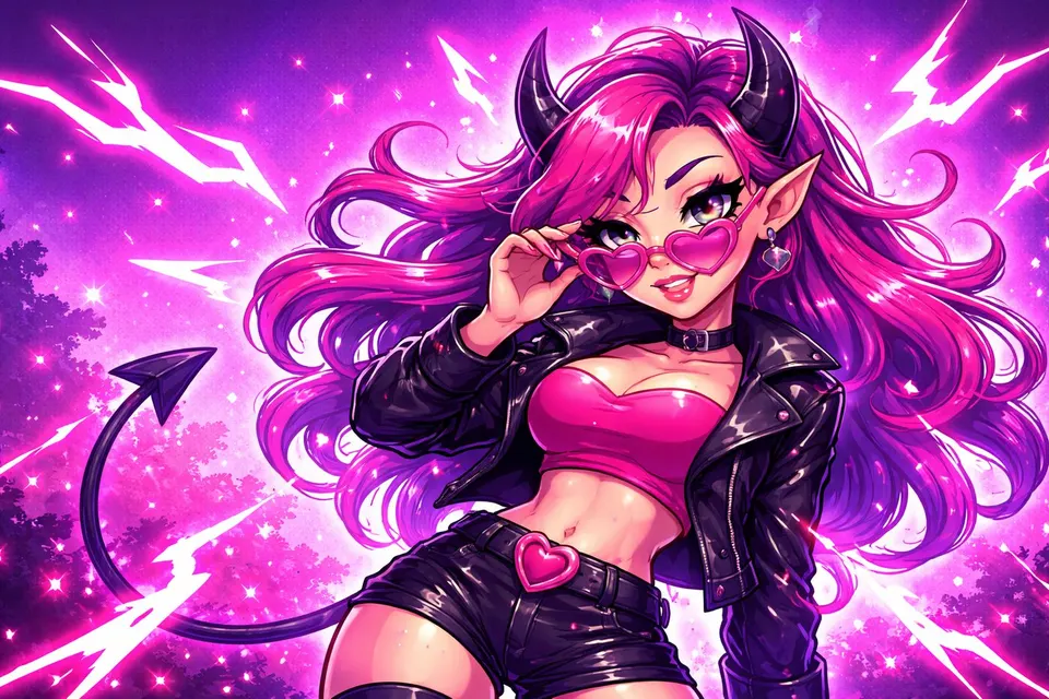 Rizz Lightning card skin artwork
