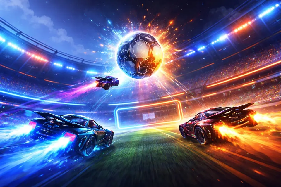 Rocket Arena card skin artwork