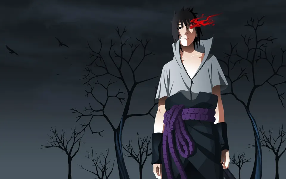 Sasuke Dark card skin artwork