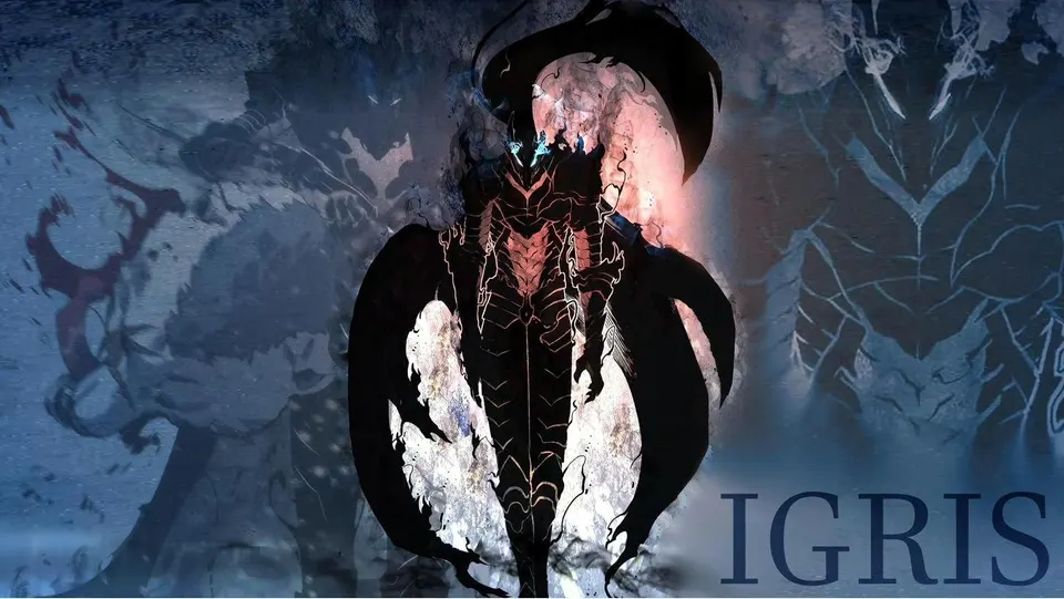 Igris Shadow Knight card skin artwork