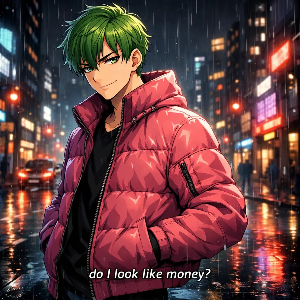 Do I Look Like Money card skin artwork