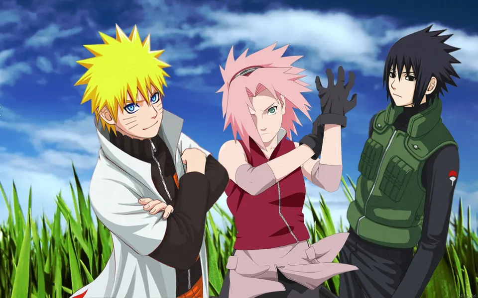 Team 7 Shippuden card skin artwork