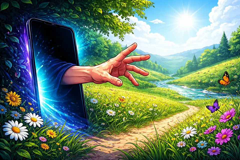 Touch Grass card skin artwork