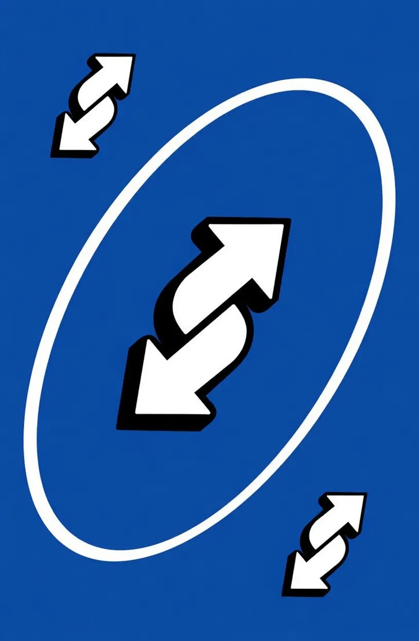 Reverse Card Blue card skin artwork