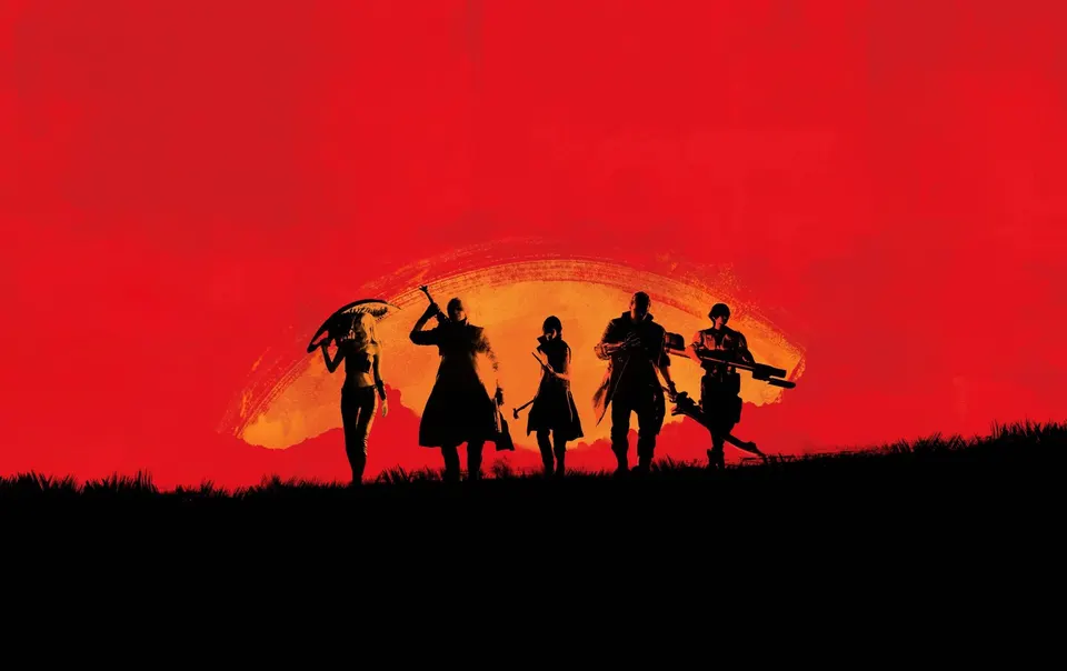 Red Horizon Survivors card skin artwork