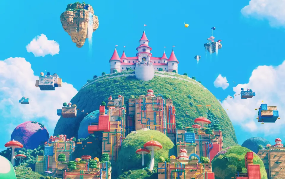 Peach Castle Kingdom card skin artwork