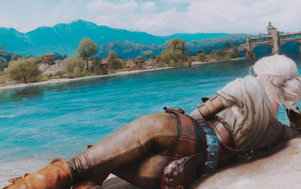 Riverbank Rest card skin artwork